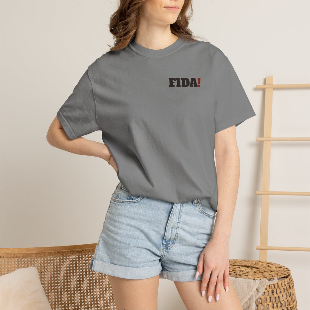 "Pop It" | FIDA! Garment-Dyed Tee, Light Colors