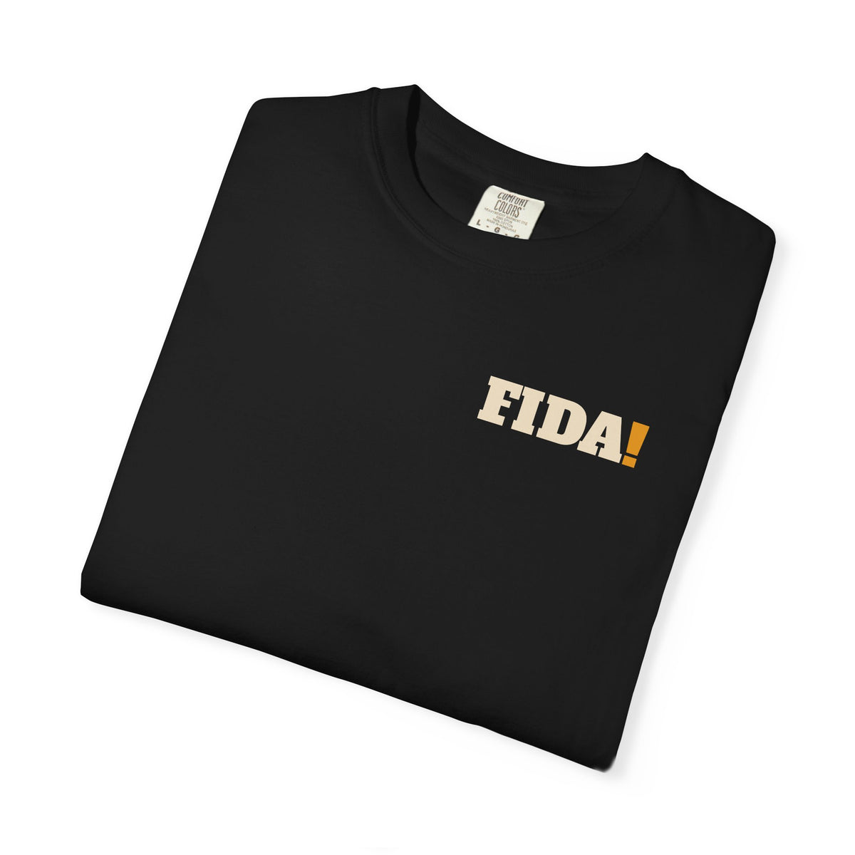 "Sin" | FIDA! Garment-Dyed Tee, Dark Colors