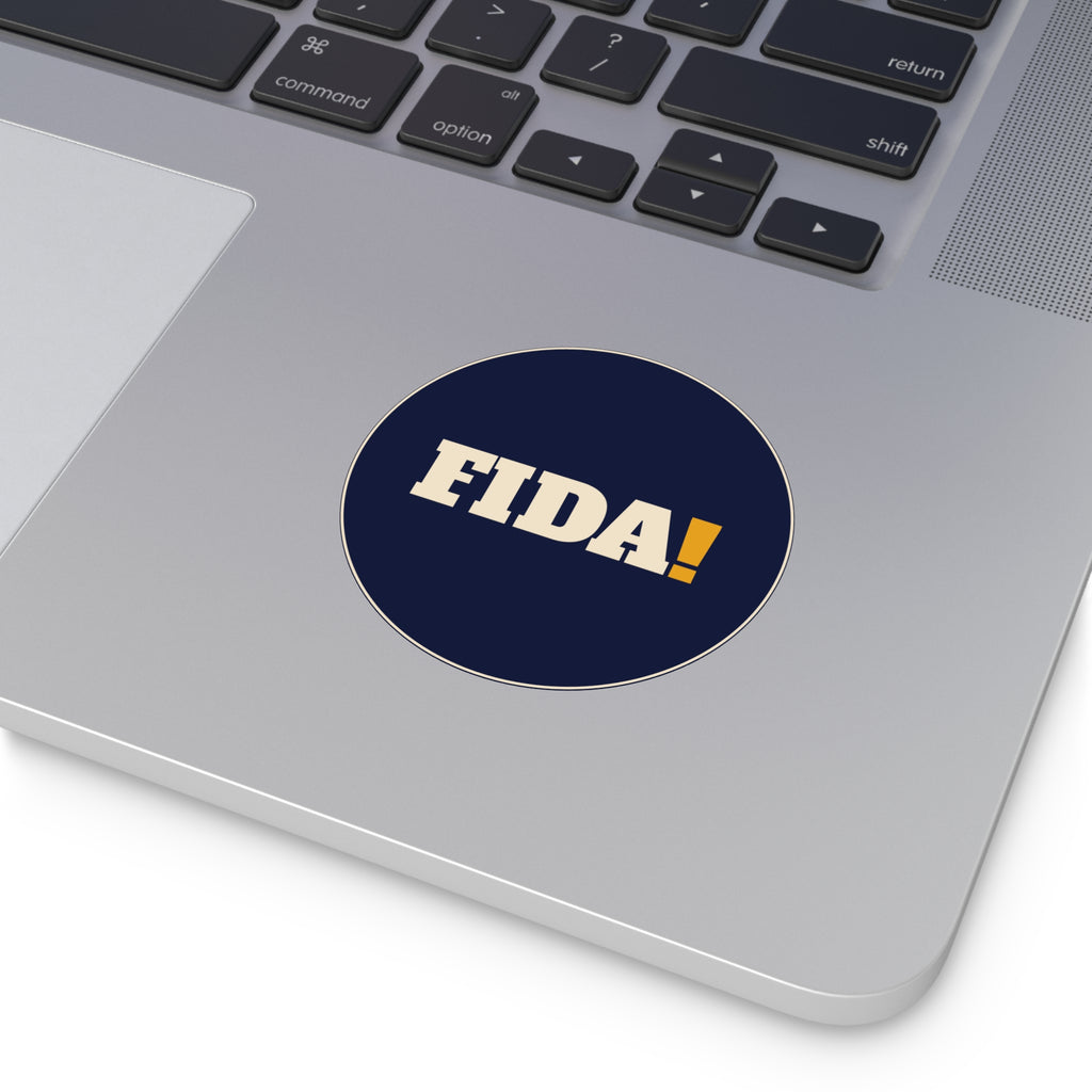 FIDA! Round Sticker, 3"