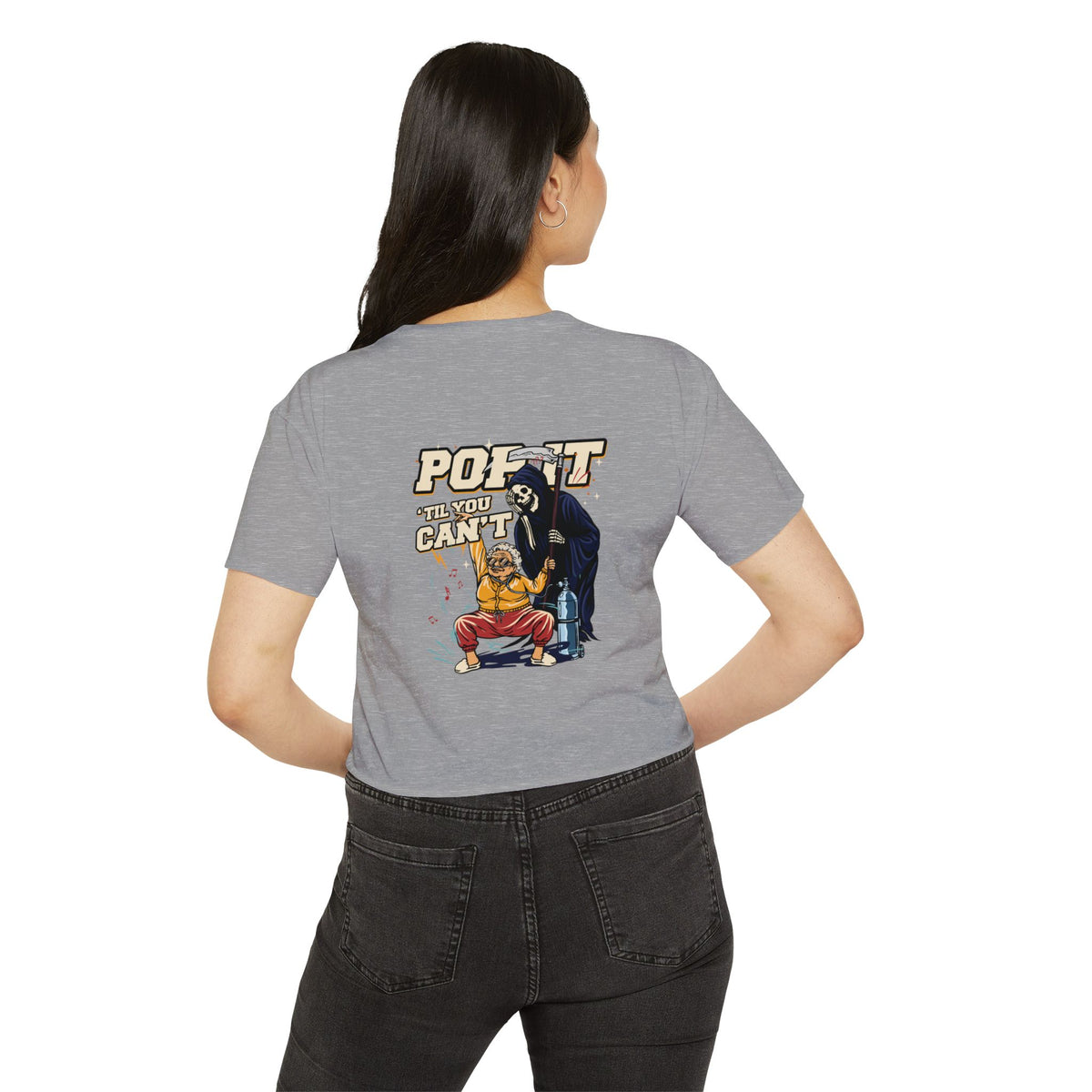 "Pop It" | FIDA! Women's Crop Top, Light Colors