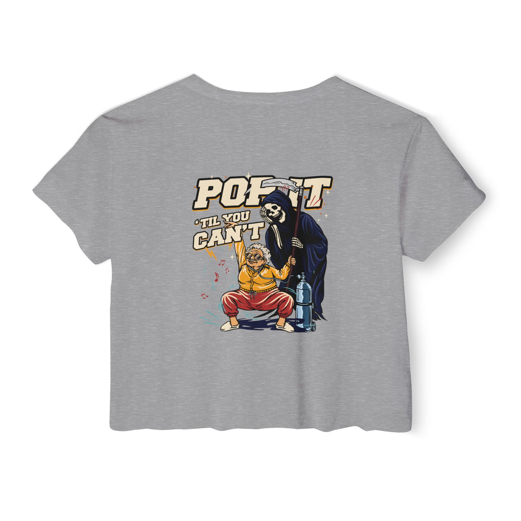 "Pop It" | FIDA! Women's Crop Top, Light Colors