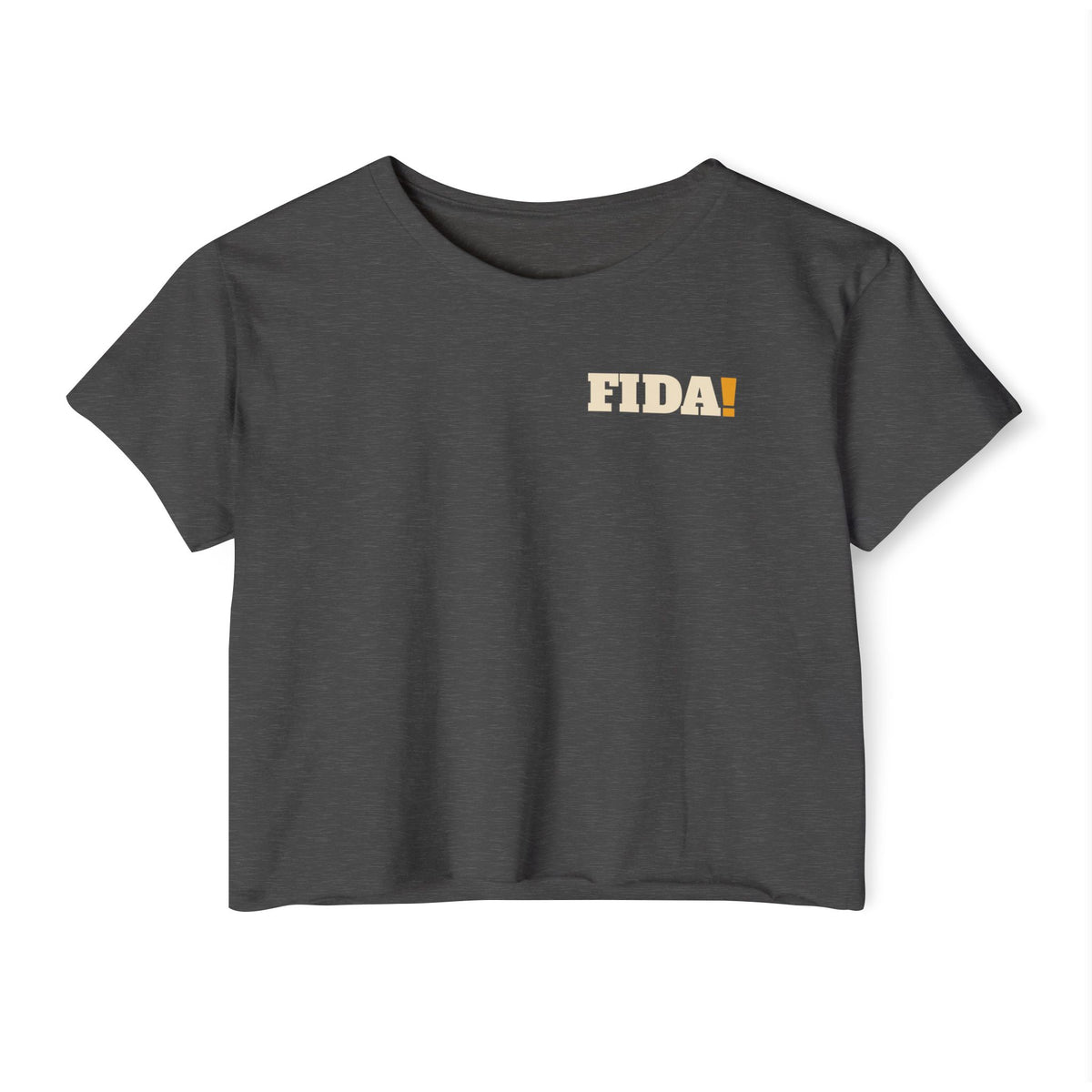 "Sin" | FIDA! Women's Crop Top, Dark Colors