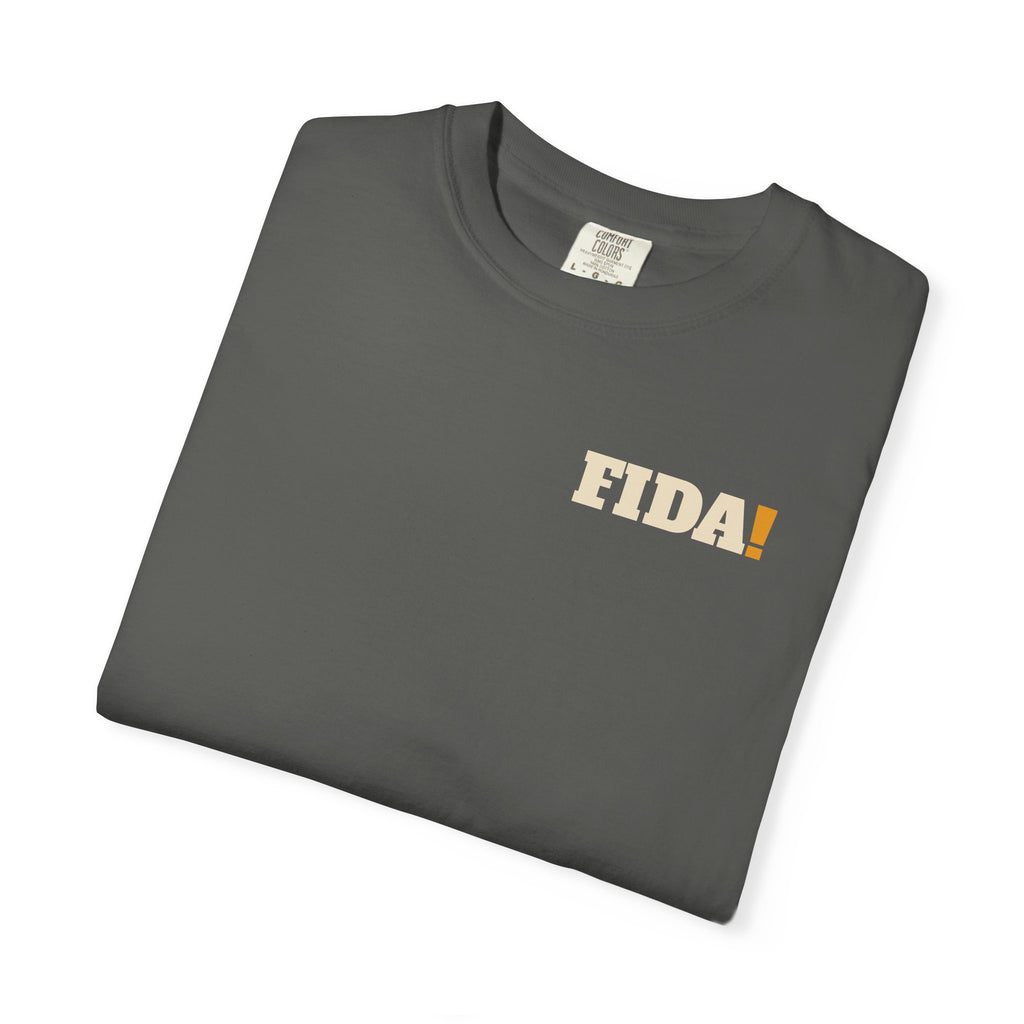 "Pop It" | FIDA! Garment-Dyed Tee, Dark Colors