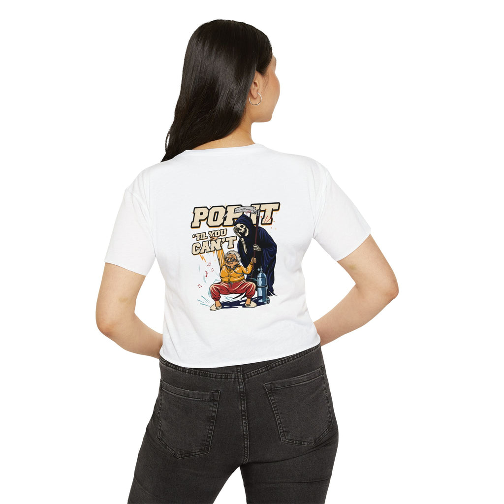 "Pop It" | FIDA! Women's Crop Top, Light Colors