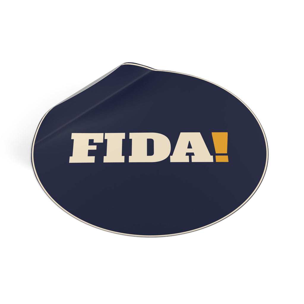 FIDA! Round Sticker, 3"