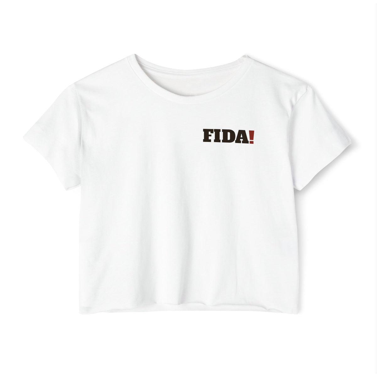 "Pop It" | FIDA! Women's Crop Top, Light Colors