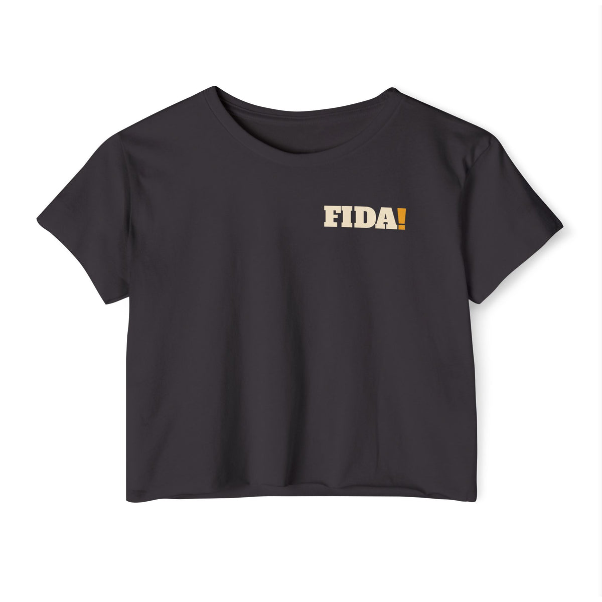"Sin" | FIDA! Women's Crop Top, Dark Colors