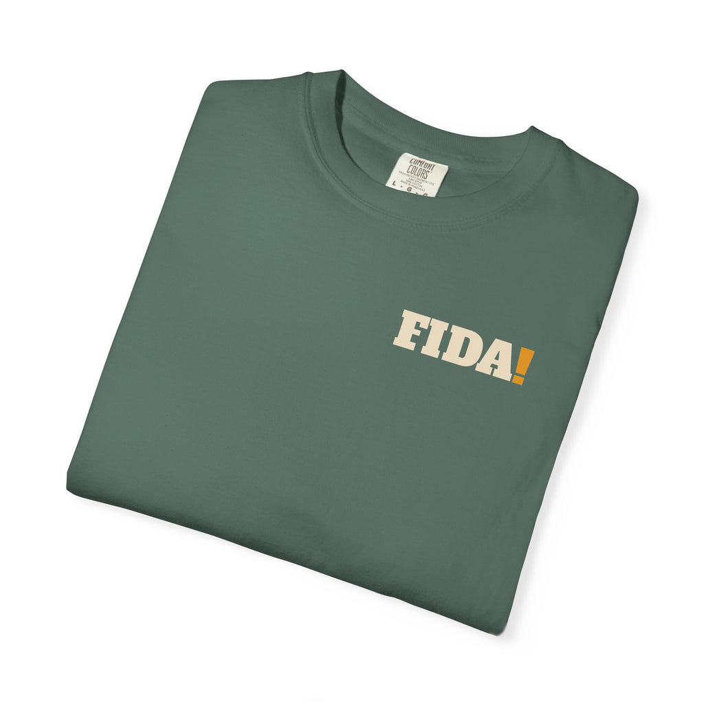 "Pop It" | FIDA! Garment-Dyed Tee, Dark Colors