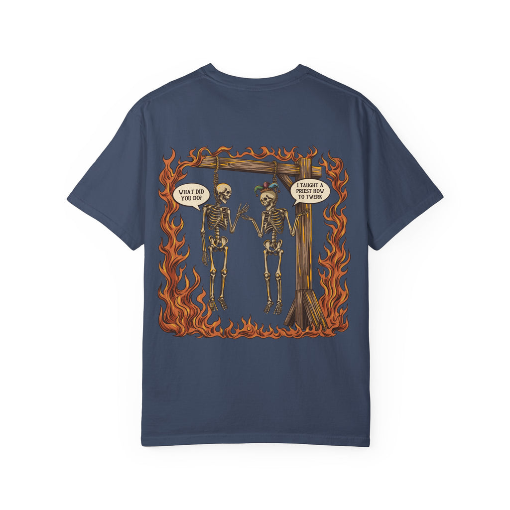 "Sin" | FIDA! Garment-Dyed Tee, Dark Colors