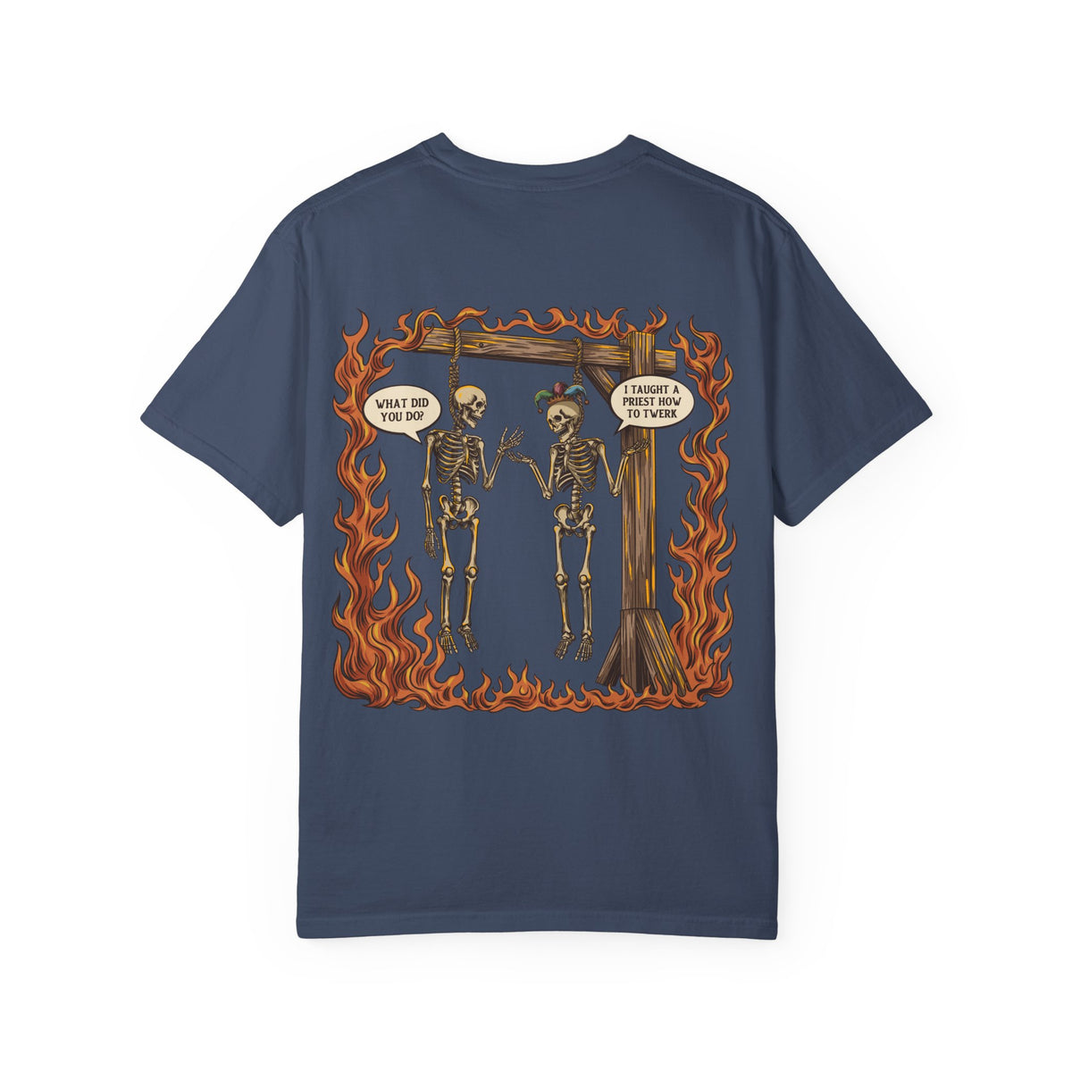 "Sin" | FIDA! Garment-Dyed Tee, Dark Colors