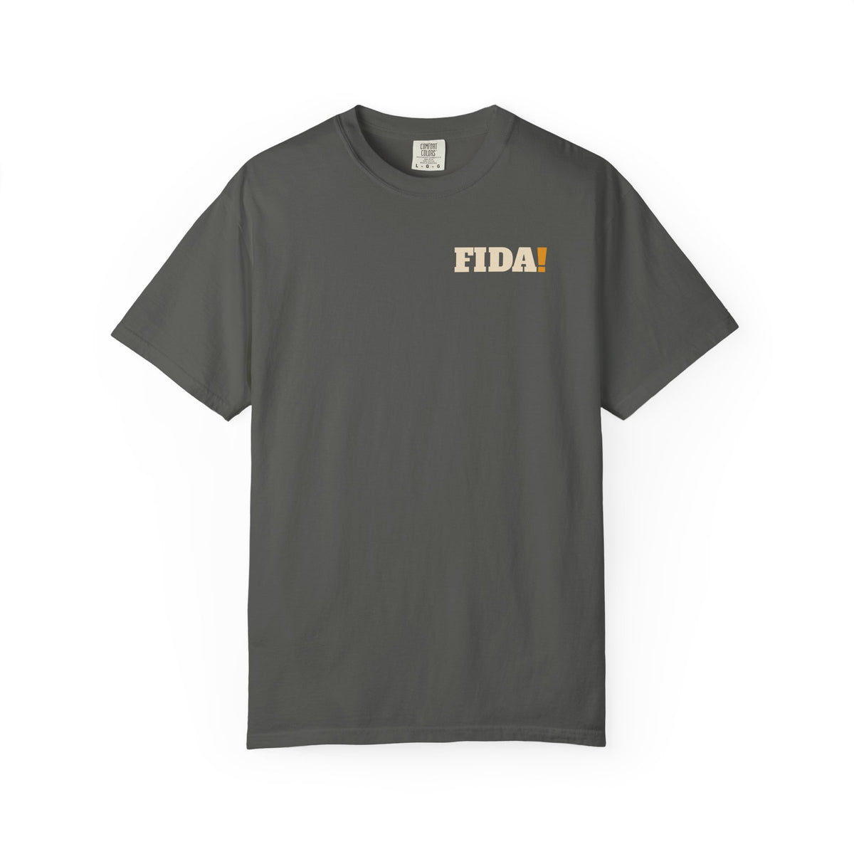 "Pop It" | FIDA! Garment-Dyed Tee, Dark Colors