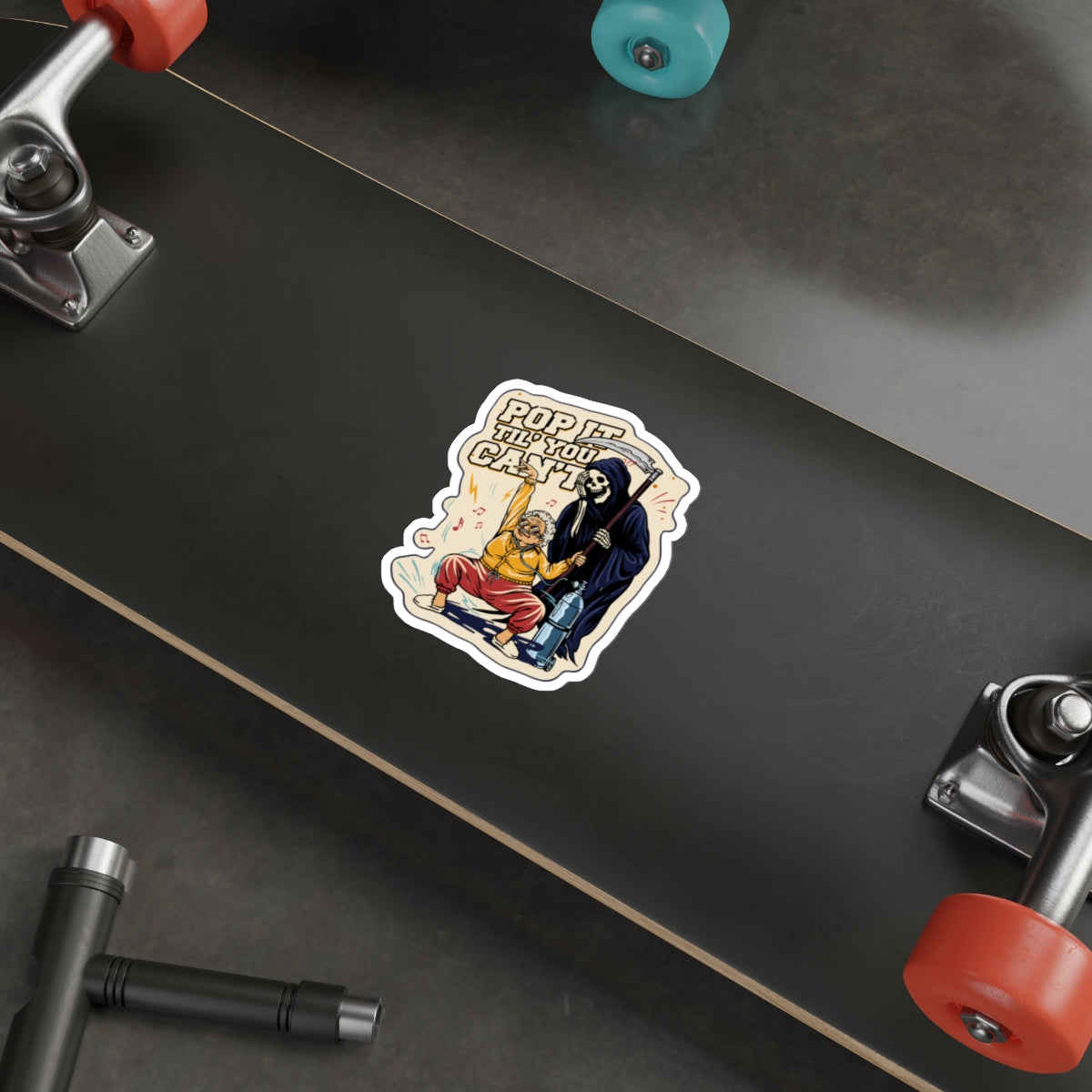 "Pop It" | FIDA! Die-Cut Sticker, 4"
