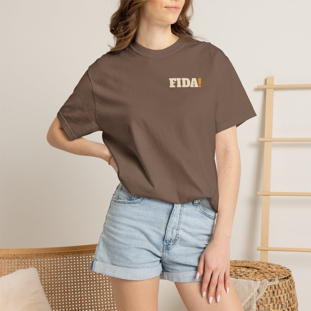 "Pop It" | FIDA! Garment-Dyed Tee, Dark Colors