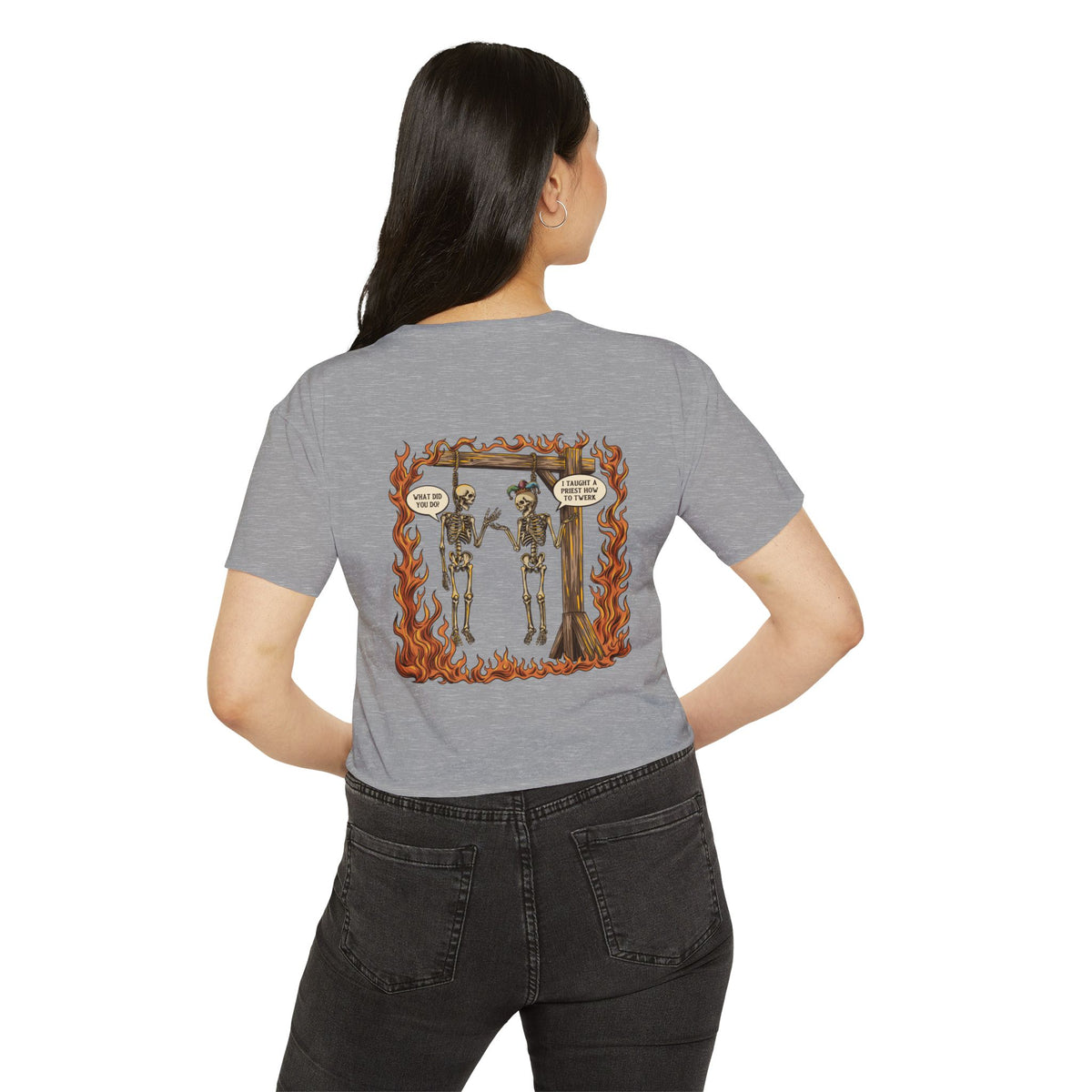 "Sin" | FIDA! Women's Crop Top, Light Colors