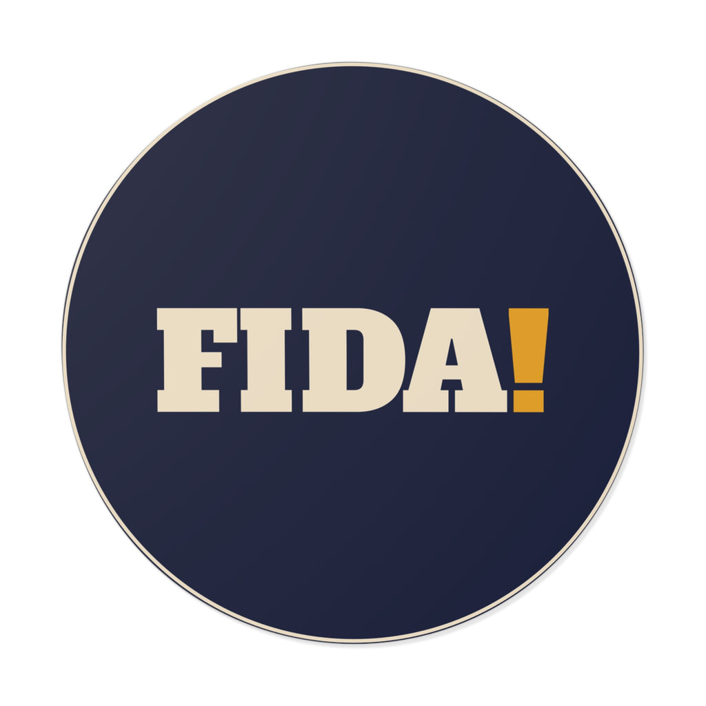 FIDA! Round Sticker, 3"