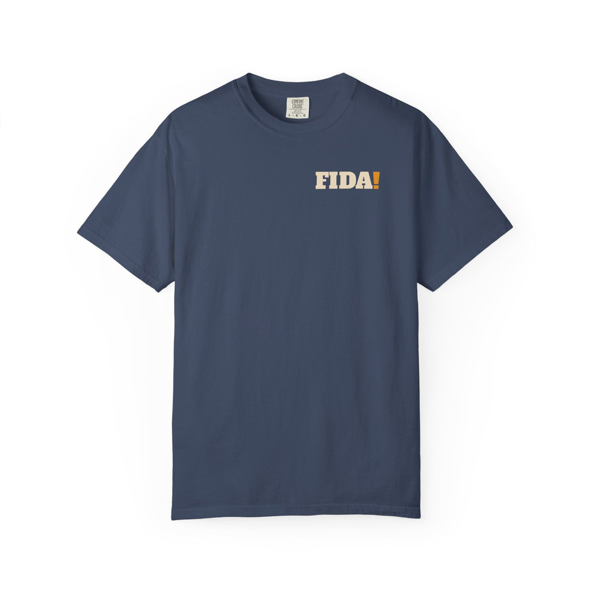 "Sin" | FIDA! Garment-Dyed Tee, Dark Colors